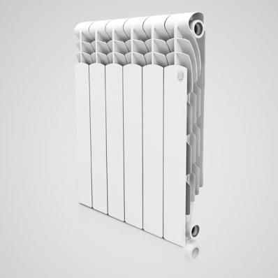 Радиатор Royal thermo Revolution 500 2.0 - 4 секции боковое подключение алюминий белый