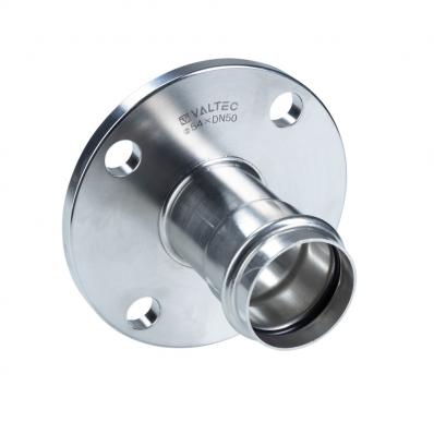 Соединитель с переходом  на фланец,  нержавеющая сталь 88,9хDN80